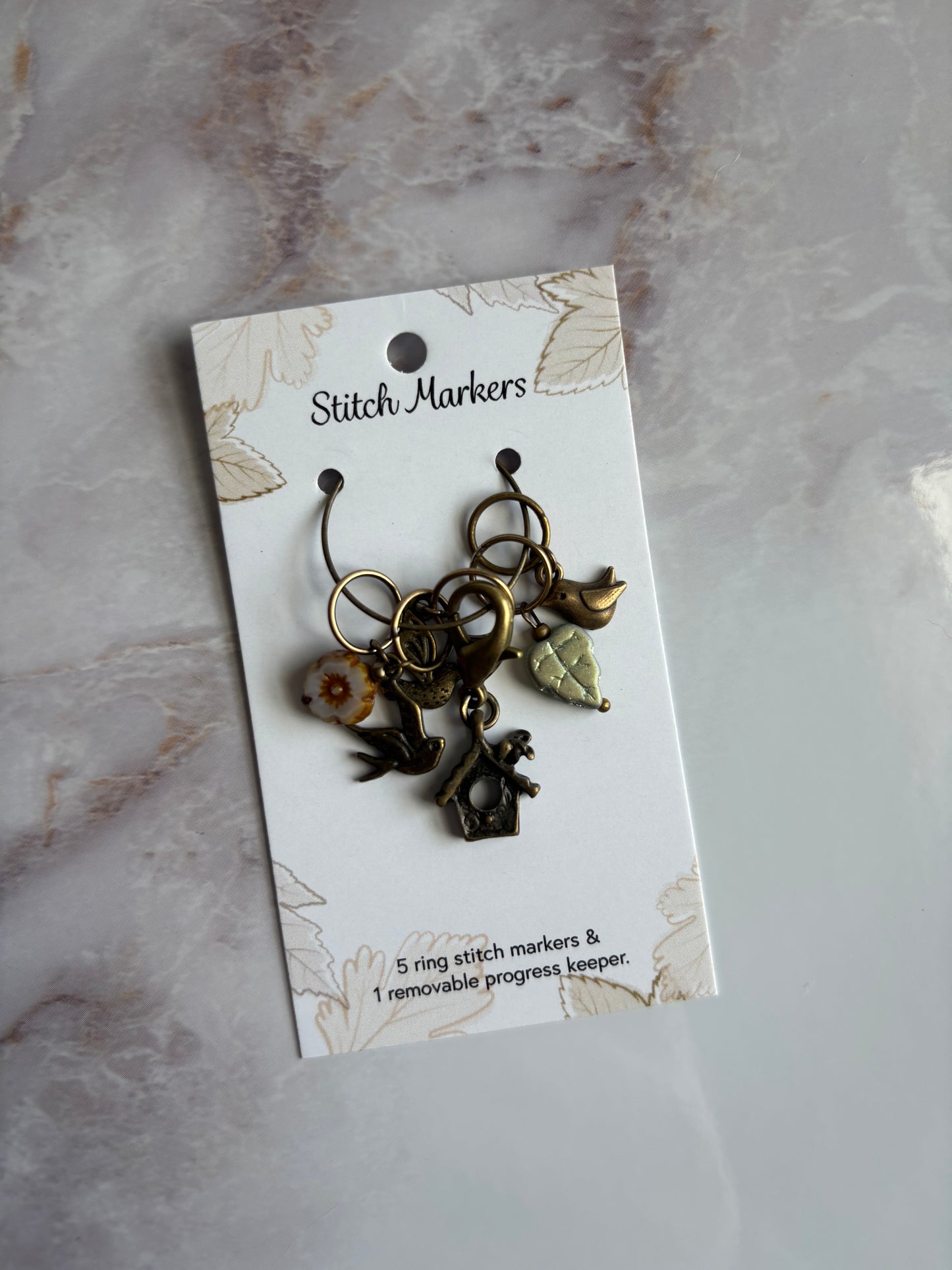 Spring Bird Stitch Marker